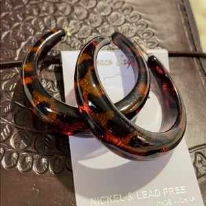 SALE Statement Leopard Hoop Earrings 3 Styles